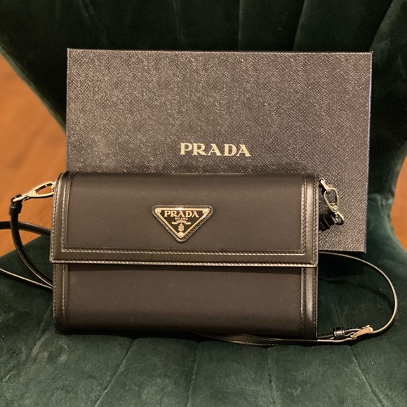 Prada Limited Edition Nylon & Leather Wallet on Strap - Picture 5 of 11
